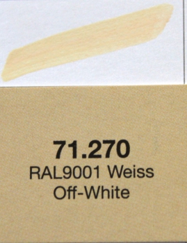 Model Air 71.270 / RAL9001/ white 17ml (g.P.1L=164,71€)